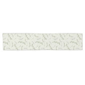 Boho Salbei Regenbogen Eukalyptus Babydusche Kurzer Tischläufer (Horizontal)