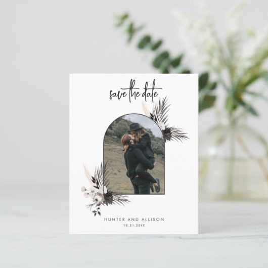 Boho Save the Date (Stehend Vorderseite)