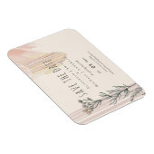 Boho Save the Date Dream Catcher Theme Magnet (Rechte Seite)