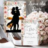 Boho Save the Date - Eleganter Bohemischer Blumenb
