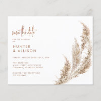 Boho Save the Date Flyer