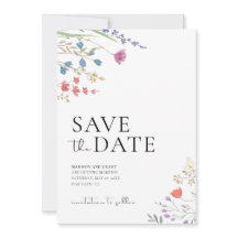 Boho Save the Date, Foto Save the Date Einladung