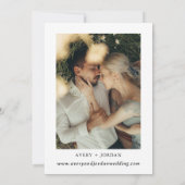 Boho Save the Date, Foto Save the Date Minimalisti Einladung (Rückseite)