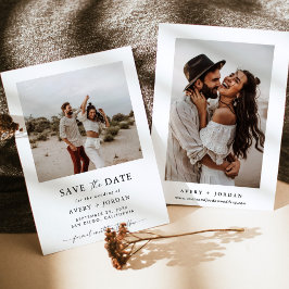 Boho Save the Date, Foto Save the Date Minimalisti Einladung