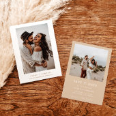 Boho Save the Date, Foto Save the Date Minimalisti Einladung