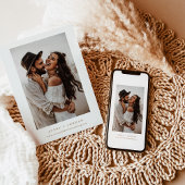 Boho Save the Date, Foto Save the Date Minimalisti Einladung