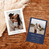 Boho Save the Date, Foto Save the Date Minimalisti Einladung