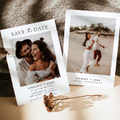 Boho Save the Date, Foto Save the Date Minimalisti Einladung