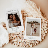 Boho Save the Date, Foto Save the Date Minimalisti Einladung