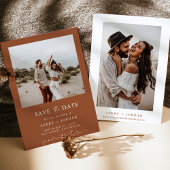 Boho Save the Date, Foto Save the Date Minimalisti Einladung