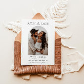 Boho Save the Date, Foto Save the Date Minimalisti Einladung