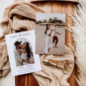 Boho Save the Date, Foto Save the Date Minimalisti Einladung