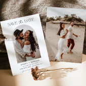 Boho Save the Date, Foto Save the Date Minimalisti Einladung