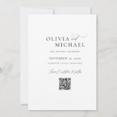 Boho Save the Date, Foto Save the Date Minimalisti Einladung (Rückseite)