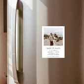 Boho Save the Date, Foto Save the Date Minimalisti Magneteinladung