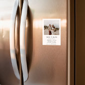 Boho Save the Date, Foto Save the Date Minimalisti Magneteinladung