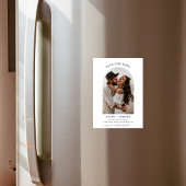 Boho Save the Date, Foto Save the Date Minimalisti Magneteinladung