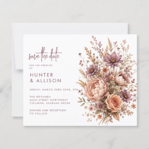 Boho Save the Date Herbst