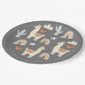 Boho Scandi Mobile Baby Showpaper Teller (Schrägansicht)