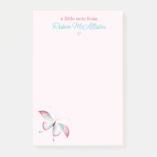 Boho schicke Chinoiserie-Schmetterling Posten-it® Post-it Klebezettel