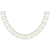 Boho schicke Stammes- Wimpelkette (Alle)