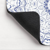 Boho schicker Spitze-Blick Mousepad (Ecke)
