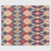 Boho schickes Stammes- Muster-Packpapier Geschenkpapier (Flach)