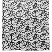 Boho Schlangen Duschvorhang (Vorderseite)