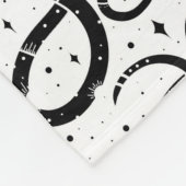 Boho Schlangen Fleecedecke (Ecke)