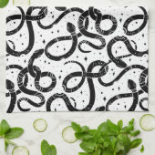 Boho Schlangen Geschirrtuch (Gefaltet)