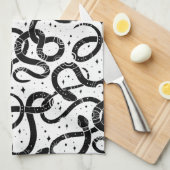 Boho Schlangen Geschirrtuch (Viertel Falte)