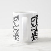 Boho Schlangen Jumbo-Tasse (Rückseite)