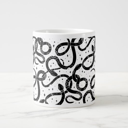 Boho Schlangen Jumbo-Tasse (Vorderseite)