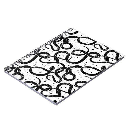 Boho Schlangen Notizblock (Linke Seite)