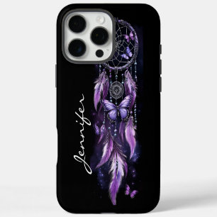 Boho-Schmetterling-Feder-Traumfänger iPhone 16 Pro Max Hülle