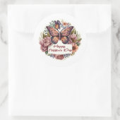 Boho Schmetterling Happy Mother Day Aufkleber (Tasche)