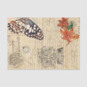 Boho Schmetterling links Decoupage Blatt Seidenpapier (Vorderseite)