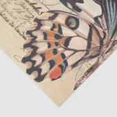 Boho Schmetterlings-Recht Decoupage Blatt Seidenpapier (Detail)