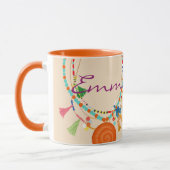 Boho Schmuckbekleidung im Stil persönliche Tasse (Links)