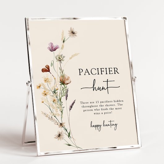 Boho Schnuller Hunter Poster