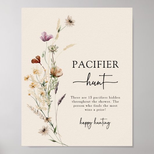 Boho Schnuller Hunter Poster (Vorne)