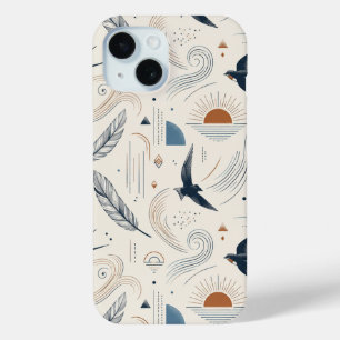 Boho-Schwalbe- und Sonnen-Handyhülle Case-Mate iPhone Hülle