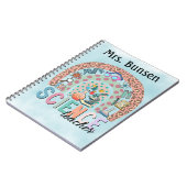Boho Science Themed Rainbow Personalisiert Notizblock (Linke Seite)