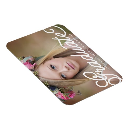 Boho Script | Abschluss Magnet (Rechte Seite)