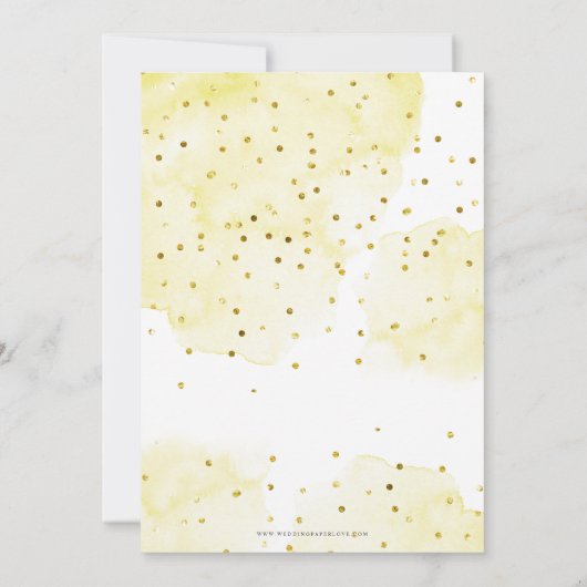 Boho Script Lemon Citrus Summer Brautparty Einladung (Rückseite)