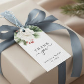 Boho Script Typografie Evergreen Wedding Vielen Da Geschenkanhänger