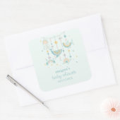 Boho Sea Animal Square Stickers (Umschlag)