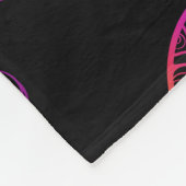 Boho Sea Turtle: Psychedelic Mandala Pattern Fleecedecke (Ecke)