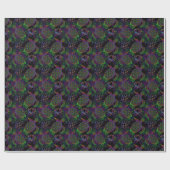 Boho Sea Turtle: Psychedelic Mandala Pattern Geschenkpapier (Flach)