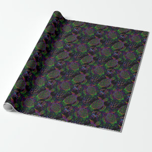 Boho Sea Turtle: Psychedelic Mandala Pattern Geschenkpapier